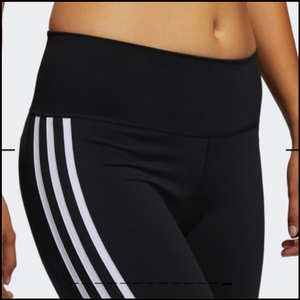 ADIDAS LEGGINGS TREFOIL BLACK/WHITE LEGGINGS - Picture 7 of 14